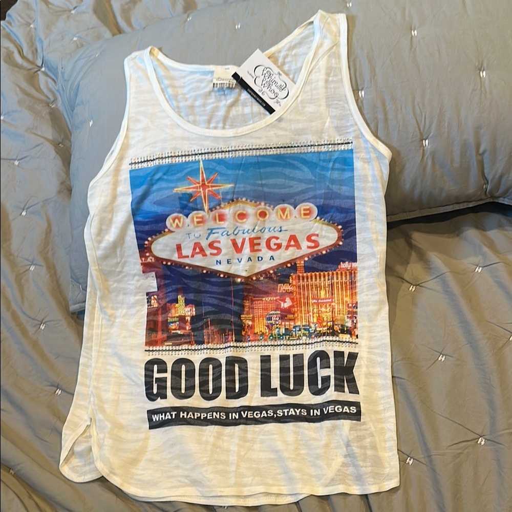 Las Vegas Graphic Tank Top